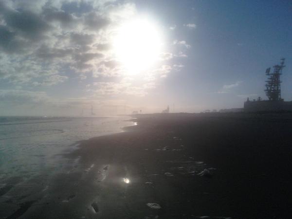 @NASA_Wallops yesterday! got a full test &launch facility tour. got to hang out on the beach admiring launch pads :D