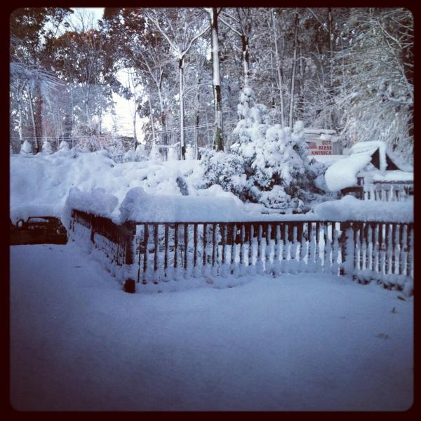 Snowtober has arrived in the Northeast! How r u making out?