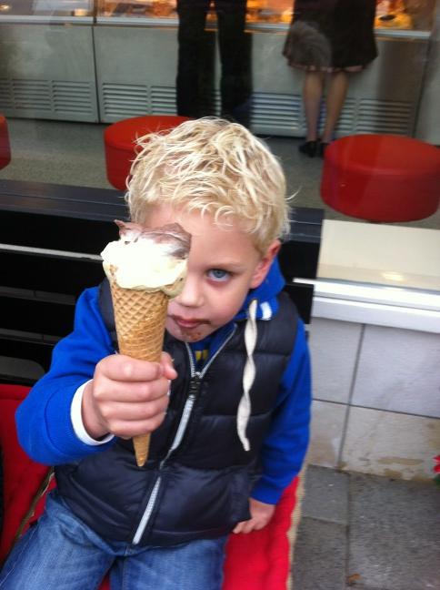 Lekker hoor zoeen ijsje