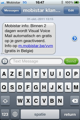 djaxxis's tweet image. hooray for Mobistar! #bestcarrier #visualvoicemail