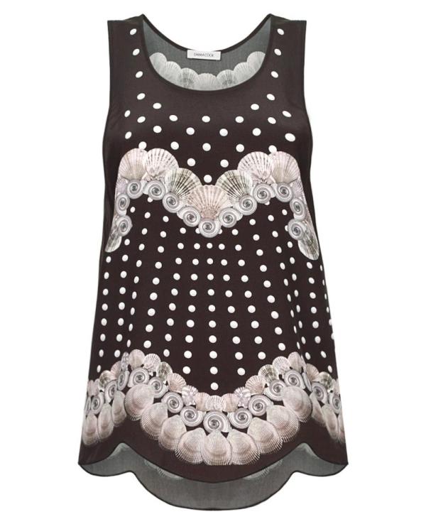 cocosa's tweet image. For the girls…Get a head start on SS12's aquatic trend, with this embellished silk vest by #EmmaCook