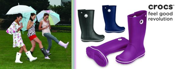 crocstr's tweet photo. Kasım'da "Crocband Jaunt Women"Yağmur koleksiyonuyla karşınızdayız! Bu harika yağmur çizmeleri sadece 160 TL! http://t.co/flOs4mAt