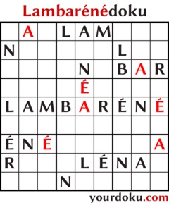 yourdoku's tweet image. lambarenedoku: Lambaréné Sudoku from Moyen-Ogooue in Gabon yourdoku.com/city/lambarene… #Lambaréné