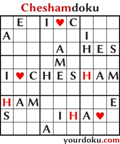 yourdoku's tweet image. cheshamdoku: Chesham Sudoku from Buckinghamshire in United Kingdom yourdoku.com/city/cheshamdo… #Chesham