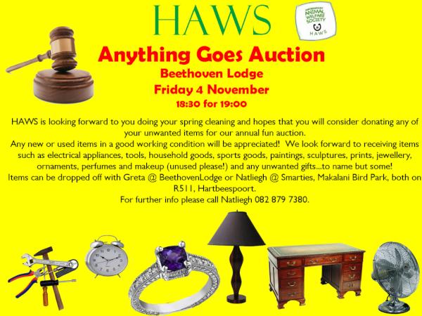 HBPinfo's tweet photo. Come And Support Haws(Hartbeespoort Animal Welfare) This Friday 4th November @ Beethoben Lodge, 18:30 For 19:00 http://t.co/nofy6UDu