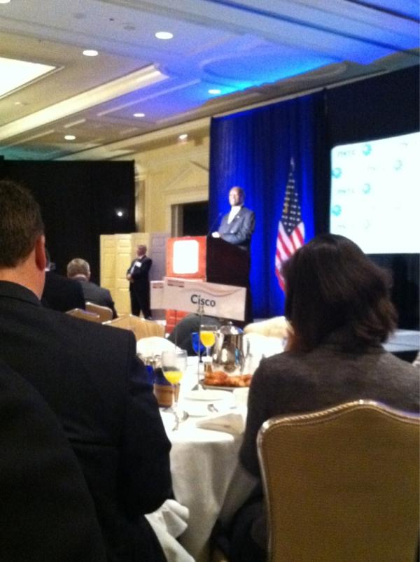 CQMediaNetworks's tweet image. Some of the CQ team are hanging out with presidential candidate Herman Cain for breakfast!