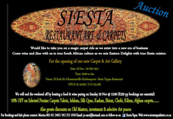 HBPinfo's tweet photo. Siesta Tapas Restaurant, Art And Carpets Opening http://t.co/yRwehnZx