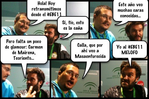 Nos estrenamos en el #EBE11 con una nueva tira improvisada #tuitmoment