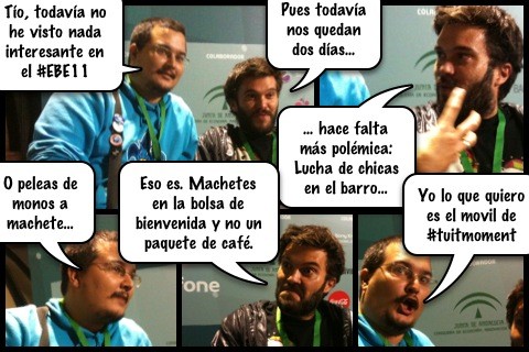 Estamos empeñados en llevarnos el XPeria Play de #tuitmoment en el #EBE11