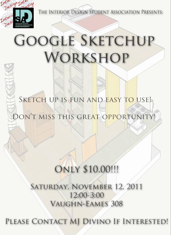 KUIDtweets's tweet image. Don&apos;t forget about the Sketchup Workshop, one week from today! Only $10.