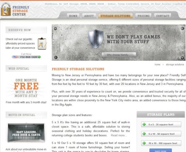 friendlystorage's tweet image. The look of our company website. Please visit friendlystoragecenter.com!