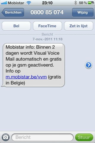 philiplenders's tweet image. Proficiat Mobistar. 4 jaar na de feiten. #visualvoicemail in #belgium
