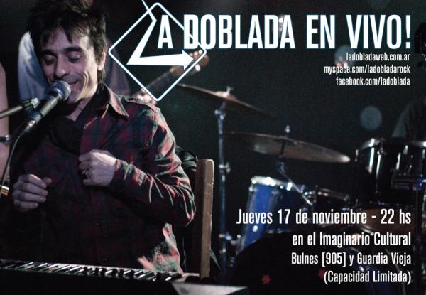 Tocamos el Jueves 17 de Noviembre en El Imaginario - Bulnes 905 - Estan todos invitados!!!