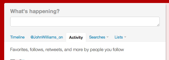 JohnWilliams_on's tweet image. C'mon Twitter... show us the unfollows too! #twitterUX