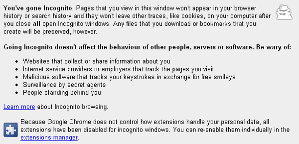 usshops's tweet photo. The best things surfing on internet using Chrome Incognito http://t.co/axgFz92V
