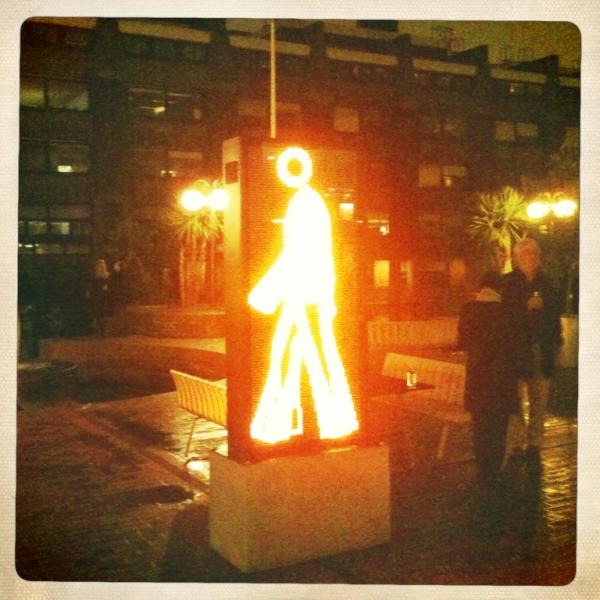 OneBlankChannel's tweet photo. Having a wander through the Barbican. Started reading a book on conducting. It's the control aspect I like. http://t.co/ipQ5Ojf4