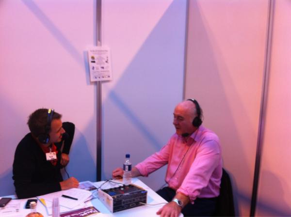 BBCGoodFoodShow's tweet photo. The man is in the house!! @Rick_Stein on touch FM - he's about to head to the supertheatre to do a live demo! #bbcgf http://t.co/u6vwSV0x
