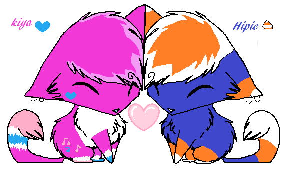 SplashTheCat's tweet photo. kiya and Hipie is love :3 http://t.co/EVMLhs1H