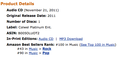ALBegForMercy's tweet image. Beg For Mercy is the #100 album on @Amazon