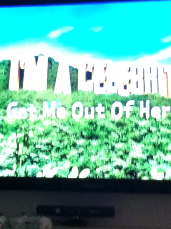 TazzTheDog's tweet photo. Watching #imacelebrity http://t.co/6Y7ixIxY