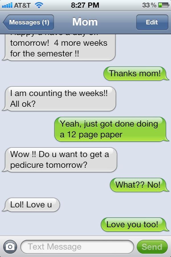 MakeItReignband's tweet photo. Oh mom!  #sheslookingoutforme http://t.co/5AcCVUVU