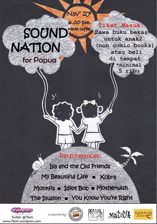 datang dan dukung rekan2 @MBL_MLG dan teman2 lain di sini.  bawa buku bacaan untuk tiketnya. enjoy your life! Oi!