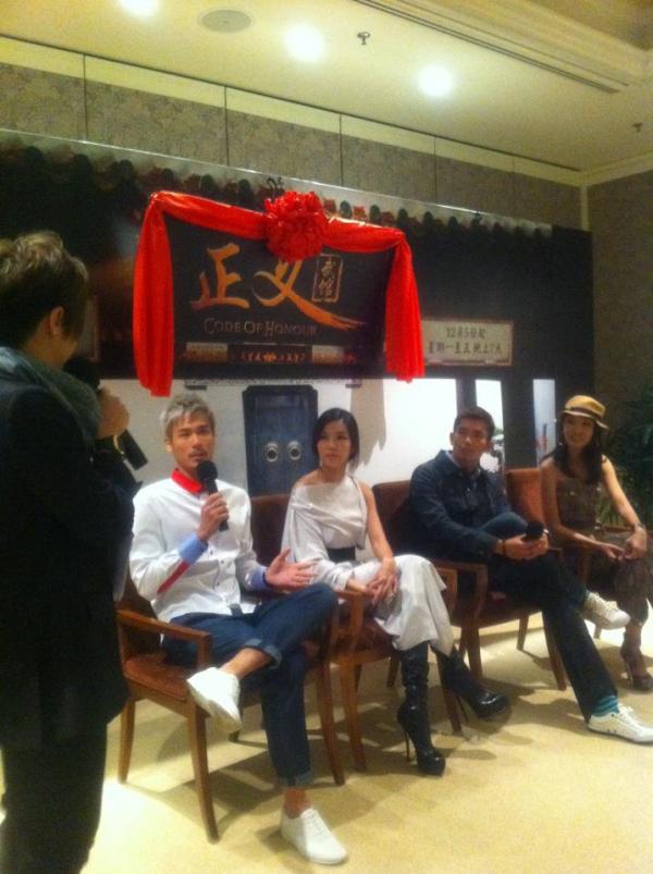 RBKD's tweet image. Rui En, Elvin, @Andiechen &amp; Chris at #codeofhonour Press Conference! Credits: @MediaCorpMY