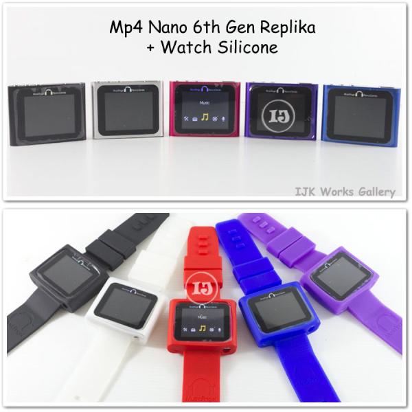 ShopBoogie's tweet photo. NEW!!! Mp4 iPod Nano Replika + Watch Silicone. Bisa dipakai di tangan. video/mp3/fm radio/picture/recorder. IDR 210rb http://t.co/WcPrCRw4