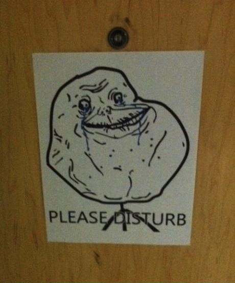 TheMemeKing's tweet photo. I wonder how many ppl have this on there door??? http://t.co/meNzSJ9F