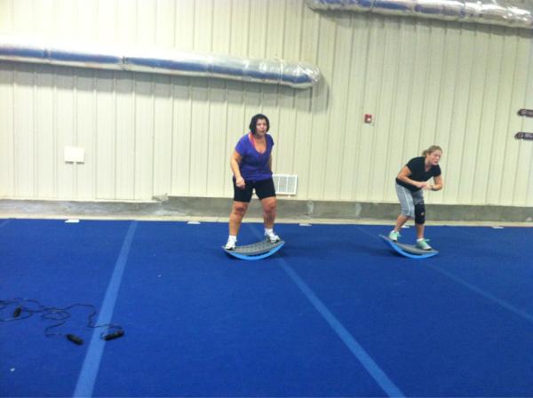 The harder you work the better you feel.  Client on the left used to weigh 320+ she is still with it minus 100+ lbs