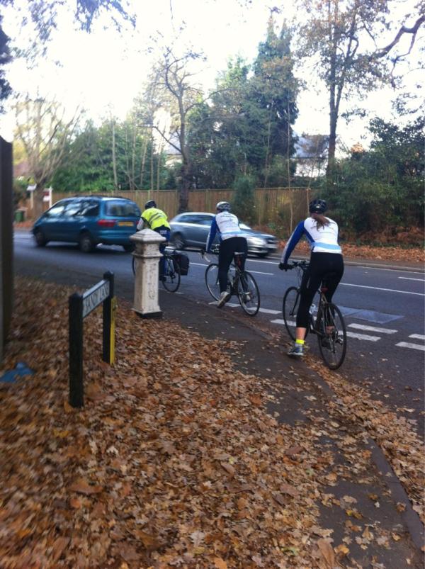 ICSBrainwave's tweet photo. Is tweeting and riding illegal? 1 more stop! http://t.co/47dMhGqC