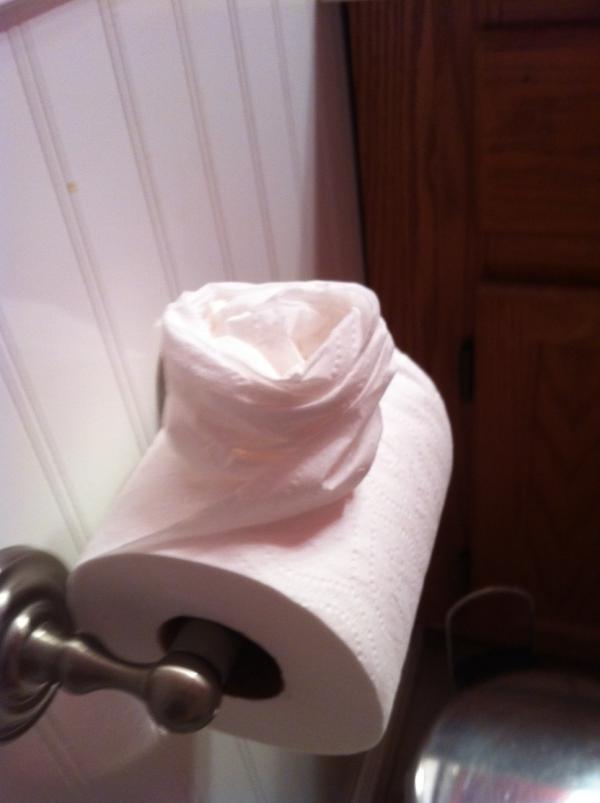 taylorglatzer's tweet image. Apparently we pay the maids to make origami #jcproblems