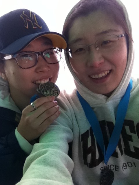 aong0205's tweet photo. 쇼나랑 첨 뛴 마라톤 10km #손기정마라톤 http://t.co/wcuksejJ