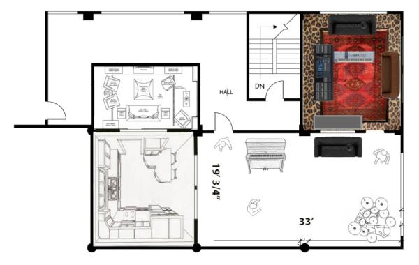 This is the new layout for the studio.