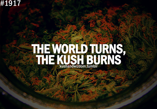 DeejayChriz's tweet photo. The world turns, The Kush Burns http://t.co/yKwIlOsP