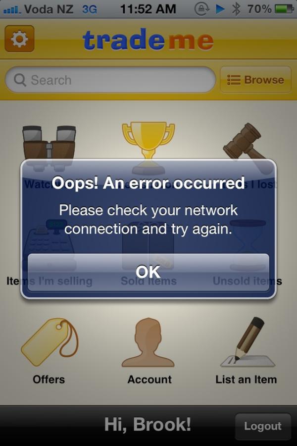 brookwarner's tweet image. The @trademe app is starting to drive me nuts #buggyashell