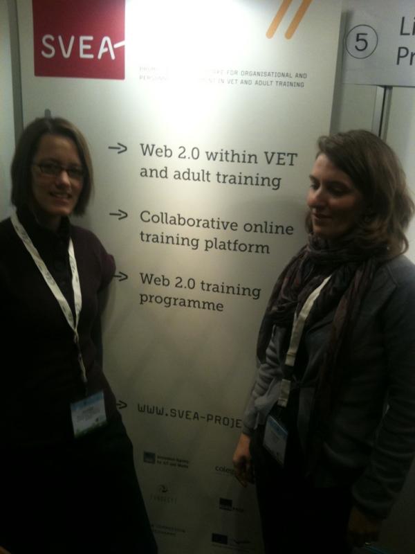 SVEAproject's tweet photo. SVEA exhibition stand at #medialearning2011 http://t.co/GMl0yfbP