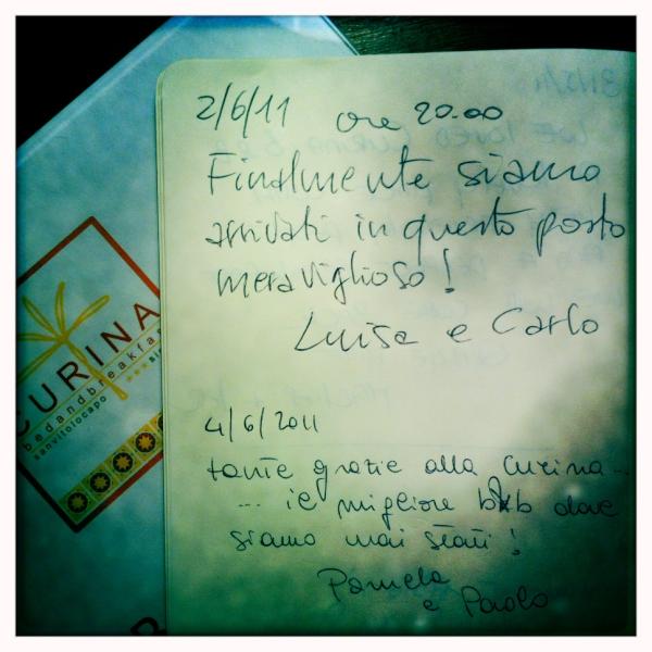 Ricordi d'Estate - 2001: "Finalmante siamo arrivati in questo posto meraviglioso!" Luisa e Carlo...
