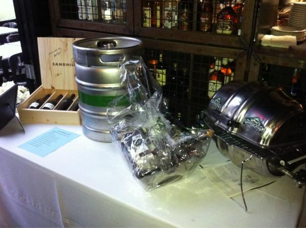 TAPshackeatery's tweet image. #MoRegal prize table for 2nites Regal Mobember Party benefiting @MovemberVan $1000 in prizes