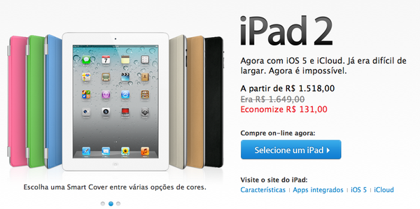AppleFriday's tweet image. #BlackFriday Selecionar um iPad 2 Somente hoje. A partir de R$ 1.518,00. goo.gl/LdXaW |