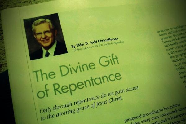 CrowderSoup's tweet image. If you need a reason to repent of anything, Elder Christofferson has 5 for you in this talk.