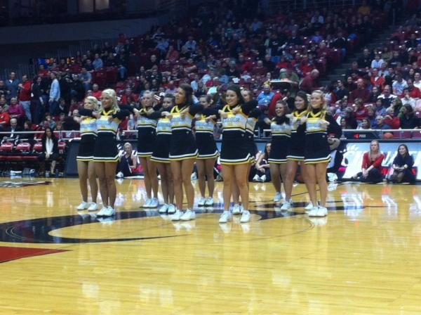 Lady Jackets @ halftime of the UC basketball game.