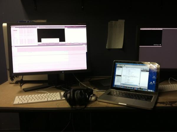 Editing one film as I write another! Yay for being productive. #overnighting #filmwillkillme
