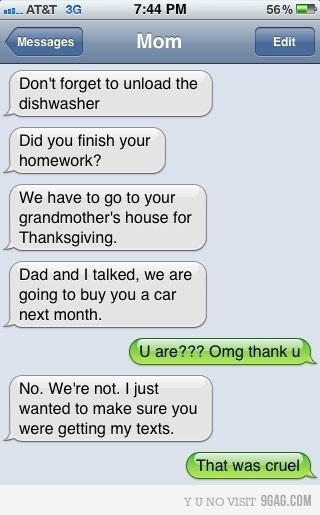 funnymemes's tweet photo. hahah clever mom! #FunnyMemes http://t.co/EBo7TSsu