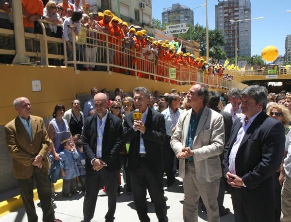 Este mediodía inauguramos el paso bajo nivel de Av. Monroe en el cruce con el FFCC Mitre