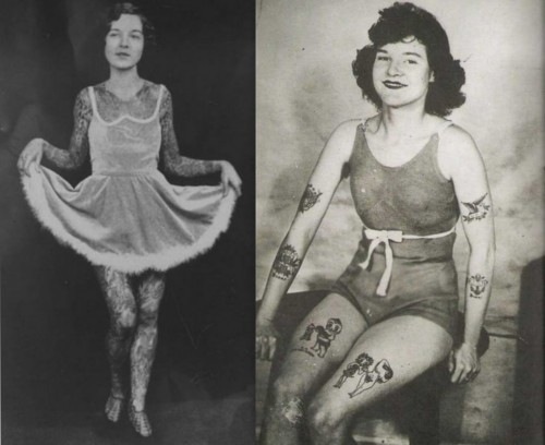 Gay petite tattoo vintage