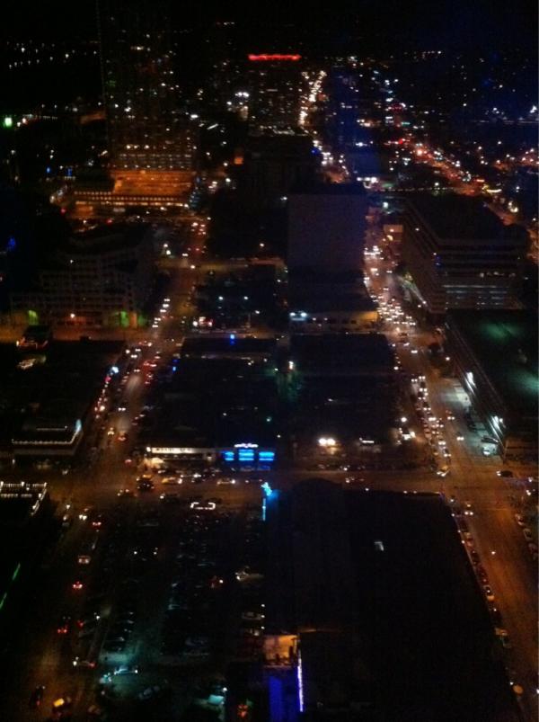 djlarae's tweet photo. My DJ view tonight.  @MakDR gala after party is hopping. http://t.co/C2qTYXO0