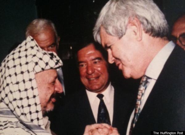 tarekmd's tweet image. #Palestine #NewtGingrich #Inventedpeople When Gingrich met Yasser Arafat news.yahoo.com/blogs/envoy/gi…
