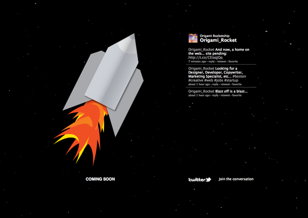 Origami Rocketship At Origamirocket Twitter
