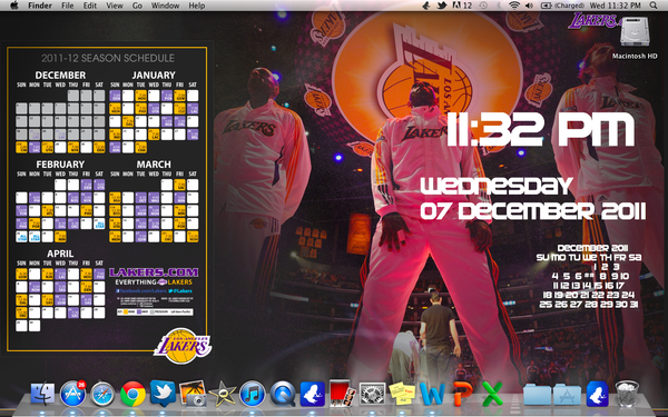 ramonra's tweet image. just discovered how to use geektool, my desktop looks cool now.. naaat #macstuff #nerdmode #TeamLakers